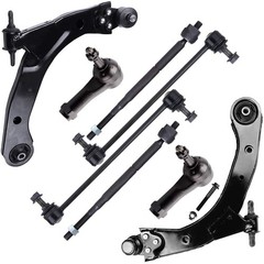 8pcs Front Control Arm Ball Joint Tie Rod Suspension Kit Cobalt HHR G5 Ion 05-10