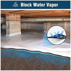 Double Sided Crawl Space Encapsulation Plastic – 10’x100′