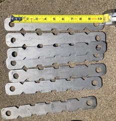 Concrete form Wall Ties 8” nominal for aluminum concrete wall forms 100/bundle