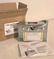 Roof Zone Tie Down 13864 Two Way Standing Seam Roof Anchor, Brand New!