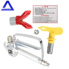 Airless Paint Spray Gun 3600PSI+150cm Universal Airless Paint Extension Pole Rod