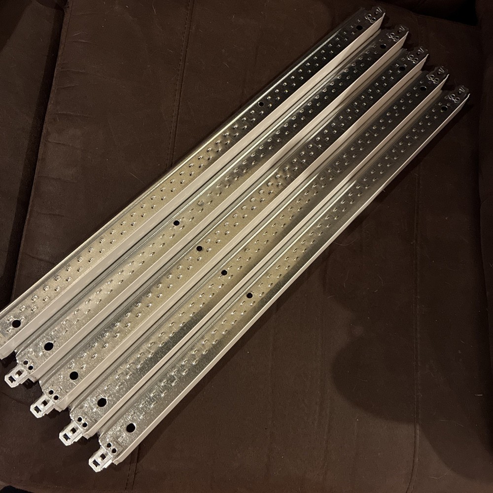 Lot of 5 Armstrong 2ft Ceiling Grid Pieces White Ceiling Grid New 2026