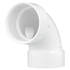 CHARLOTTE PIPE 3 x 3 x 1 1/2 DWV 1/4 Bend W/Side Inlet DWV (Drain, Waste and Ven