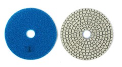 4” 3 Step Diamond Polishing Pad Stone Wet Granite Polisher Concrete Marble Tile