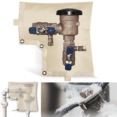 Backflow Insulated Cover Outdoor Pipe Valve Insulation Winter Freeze Protection