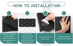 4 Pack Acoustic Panels,48”X24”X2” Egg Crate Foam Soundproof Wall Panels,Hi…