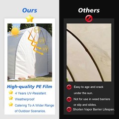 Crawl Space Vapor Barrier – 14 mil 10′ x 100′, Crawlspace Encapsulation kit