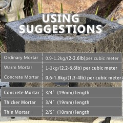 Commercial Grade Fiberglass for Concrete Anti-Cracking & Impact Resistance – 1lb