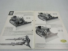 Brochure Fiat 40 50 70 CI Bulldozer with Meiller 500 F7 451 F5 400 F4 1964