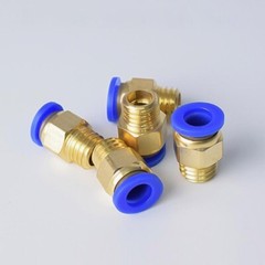 Quick 4mm-12mm OD Tube X 5mm-16mm NPT Pneumatic Push In Fit Connect Air Fitting