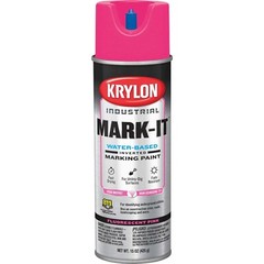 Krylon 732308 – 2 PK Industrial Mark-It WB Inverted Marking Paint – Fluor. Pink